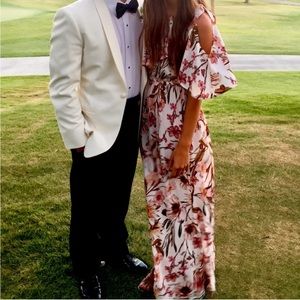 Spirit of Grace One Shoulder Floral Dress - XS